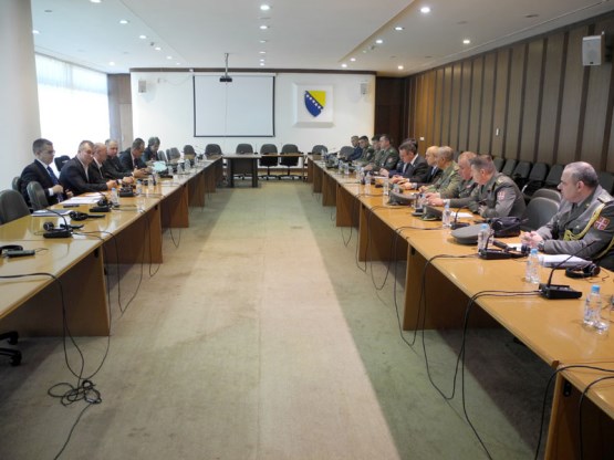 Članovi Zajedničke komisije za odbranu i sigurnost BiH primili polaznike visokih studija sigurnosti i odbrane Vojne akademije Ministarstva odbrane Republike Srbije